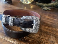 Douglas Magnus James Reid Style Sterling Silver Belt Buckle 31-33-1.25/.75”✅