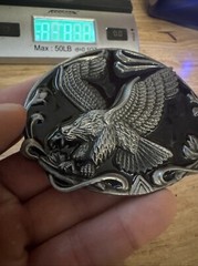 Bald Eagle Motorcycle Belt Buckle Cowboy Rodeo Collector American USA Patriot