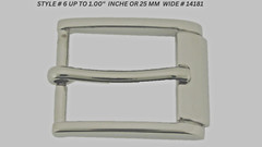 Pin Belt Buckles for Men&rsquo;s Fits 1.0″ inch 25mm Watch Belt Silver Metal Lead Free