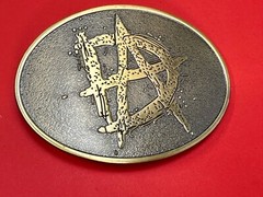 Dean Ambrose Jon Moxley Belt Buckle Wwe Loot Crate Exclusive 2016 Wrestling