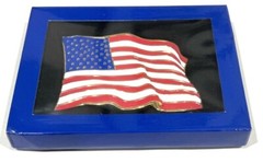 American Flying USA Flag Men&rsquo;s Belt Buckle Gold-Tone 70080