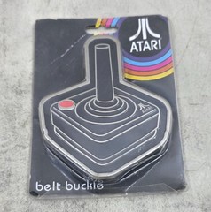 Officially Licensed Atari Retro Video Game Joystick Metal Belt Buckle 80s Style