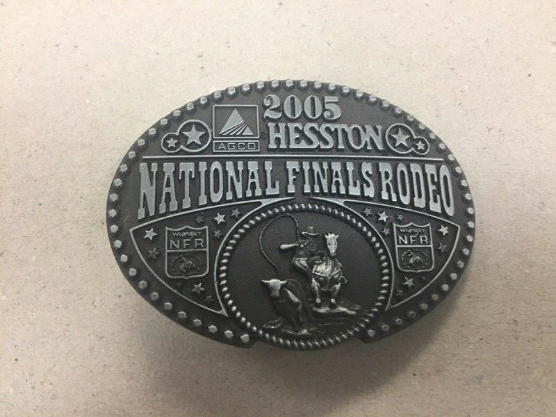 2005 National Finals Rodeo Hesston Belt Buckle – Adult