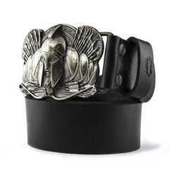 Spartan warrior german silver belt buckle, Military Ancient Greece, King Leonid
