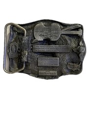 Men’s Pewter Belt Buckle Commemorative Third National Square Dance ConventionVTG