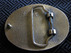 Vintage JOHN WAYNE Metal Belt Buckle American Cowboy Actor
