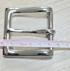 Silver 1 1/2inches (38 mm) Single Tongue Prong Square Belt Buckle Silver NEW