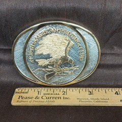 North American Hunting Club Vtg Wings of Gold 24 Karat Gold Rhodium Finish OB