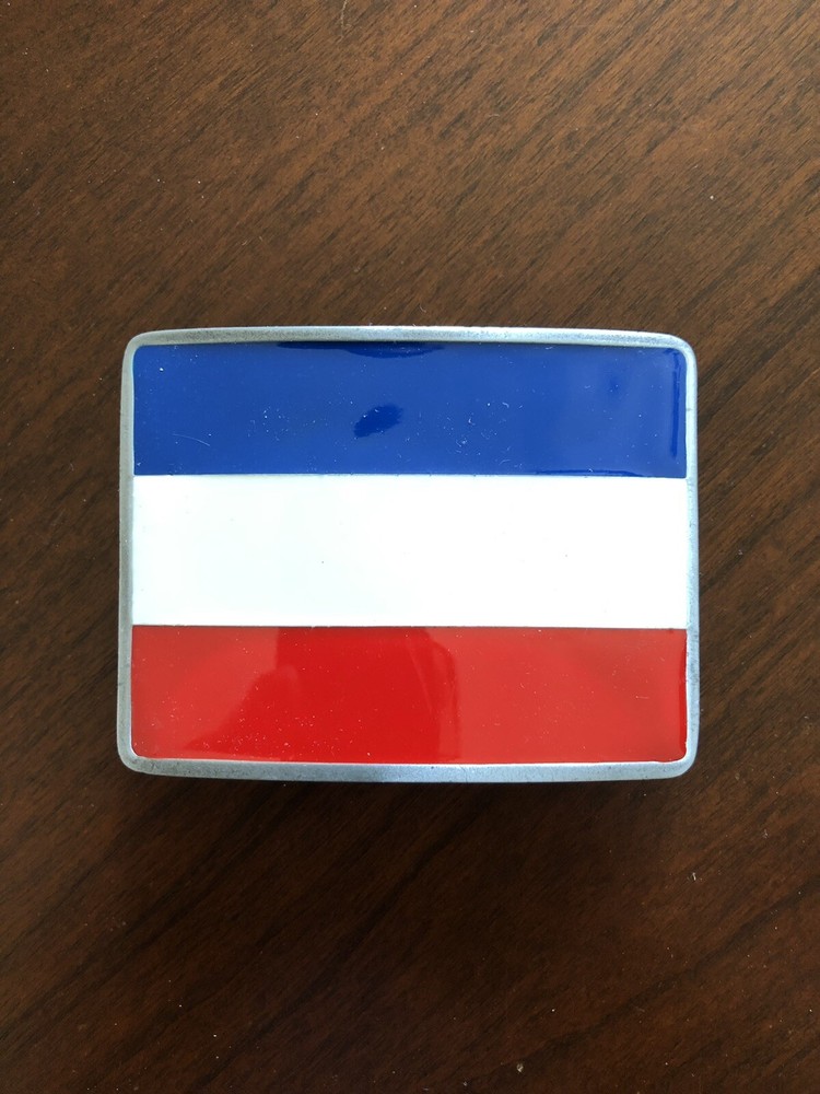 Yugoslavia Flag Bosnia Croatia Serbia Slovenia Metal Unisex Men’s Belt Buckle