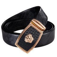Dubulle Belts For waist size 24 » to 38 », belt 43 »(110cm), A Gold Orangutan