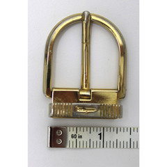 Salvatore Ferragamo Gold Tone Vintage Belt Buckle Only Tarnish As Is ITLAY