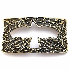 Crow belt buckle, Handmade belt buckle made of solid brass, Mythical black bird