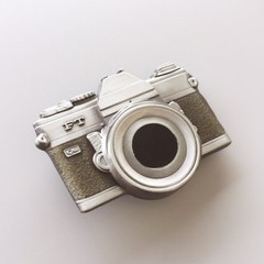 3D Sculpting Camera Belt Buckle Gurtelschnalle Boucle de ceinture