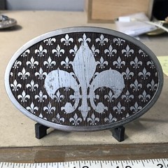 FLEUR DE LIS BELT BUCKLE BUCKLE DOWN BUCKLE ~B69~