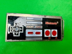 Official Classic Nintendo NES System Video Game Controller Figural Belt Buckle