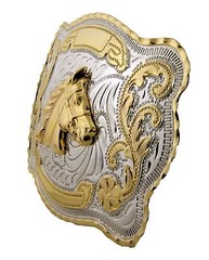 Horse Head Belt Buckle Gold Silver Metal Western Cowboy Rodeo Men Women New