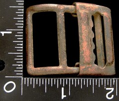 NA04133 VINTAGE ***MILITARY STYLE*** BRASSTONE BELT BUCKLE