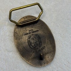 Sheet Metal Workers Union Vintage Brass Belt Buckle 100 Years Of Excellence 1988