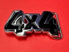 4X4 Four By Truck Drive Gear Block Letters Jeep Pickup Cutout Belt Buckle