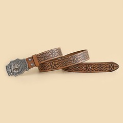 Vintage Western Belt Buckle Belt Cowboy Belts For Men Jeans Belt Leather Belt