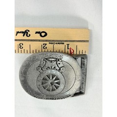 VTG Teamsters Belt Buckle Keep Things Moving MLW Buck-L-Up Union Trucking As Is