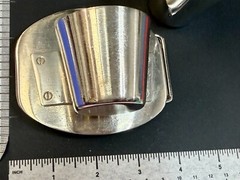 Shot Glass Cup and Holder Reflective Perfect Bar Gag Novelty Game Belt Buckle