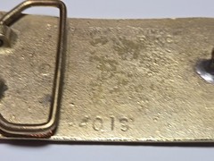 vintage 1970s belt buckle MICHELOB beer SOLID BRASS cowboy WESTERN