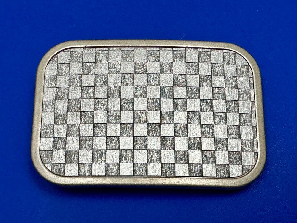 Tic Tac Toe Grey Wallpaper Pattern Buckle Down Brand Belt Buckle In Packaging