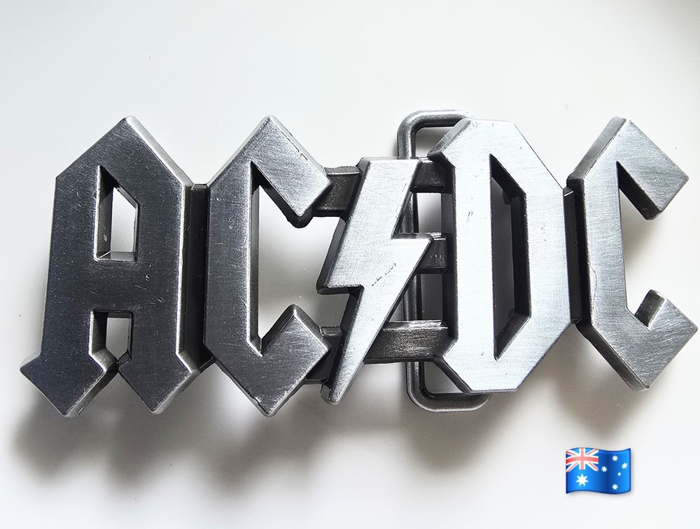1pce ACDC Rock Band Belt Buckle Suit 4cm Width 10.5×4.5cm