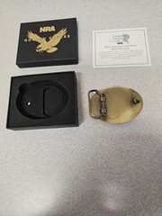 NRA Golden Eagles 2013 Commemorative LTD Belt Buckle Brass W/Box #D-5