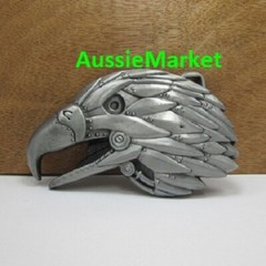 1 x mens ladies belt buckle metal alloy eagle bird jeans pants accessories new