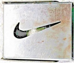 Nike Belt Buckle Swoosh Logo Bottle Opener W Great Patina yEAH