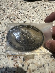 NRA Brass Belt Buckle Lot Of 3. 2 New 1 Used.