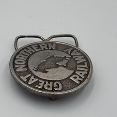 Vintage 1976 Great Northern Railway Belt Buckle Jimm Watson A-40 Made in USA