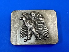 American Eagle Ready To Fight! Patriotic Usa Pride Belt Buckle