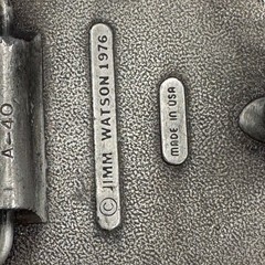 Vintage 1976 Great Northern Railway Belt Buckle Jimm Watson A-40 Made in USA