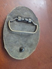 Vintage Bronze Crown Royal Belt Buckle