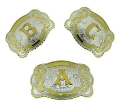 NEW MEN WOMEN INITIAL LETTER A-Z WESTERN COWBOY COWGIRL RODEO TEXAS BELT BUCKLES