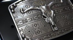 M&F WESTERN Nocona Western Belt Buckle Longhorn Steer Skull Belt Buckle 37716