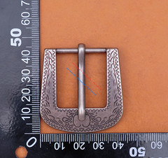 Men Retro Flower Carved Antique Western Cowboy Metal Buckle fits Leather Belt 1&Prime;