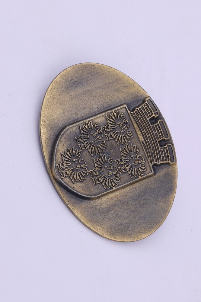 Western Belt Buckle With Handmade Leather Strap| Elk Deer Design – Rodeo Buckle