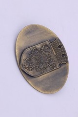 Western Belt Buckle With Handmade Leather Strap| Elk Deer Design – Rodeo Buckle