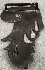 Parrot Brass Belt Buckle 5-1/2 in. x 3 in. for 2 Inch Belt