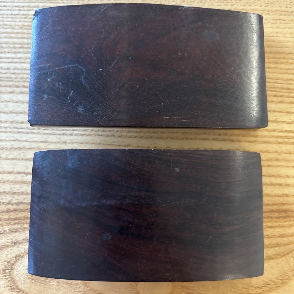 Lot Of 2 Vintage Unbranded Wood Belt Buckles RARE 🔥🔥🔥