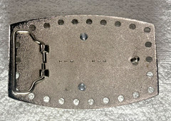 Custom Stainless Steel 2000sWeed Leaf Belt Buckle 4 x 3 Inches