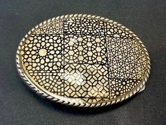 Trippy Multi Pattern Design What I Call Retro Wallpaper Belt Buckle By Ivan