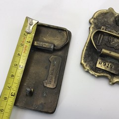 Lot of 2 Vintage Country Music Belt Buckle Westerncore Americana Rockabilly
