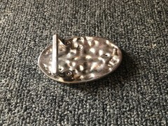 New Filigree Floral Bling Leaf Women Men Fashion Belt Buckle Silver Metal