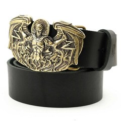Archangel Uriel belt buckle, Saint Uriel Auriel Christian accessory St.Archangel