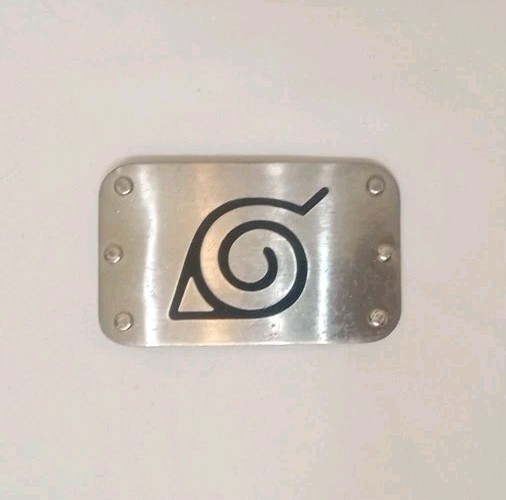 Naruto Uzumaki Belt Chrome buckle 2002 Masashi Kishimoto
